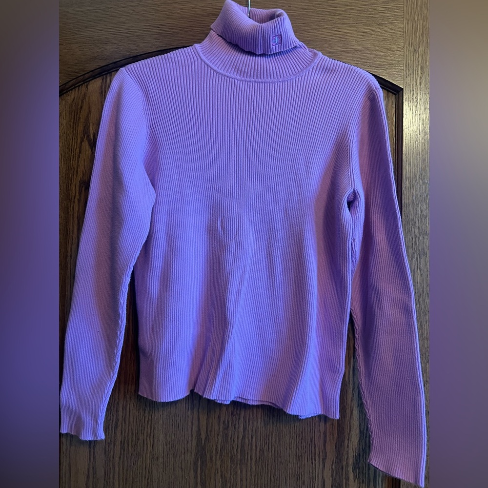 Vintage Ralph Lauren Lilac Turtleneck Sweater